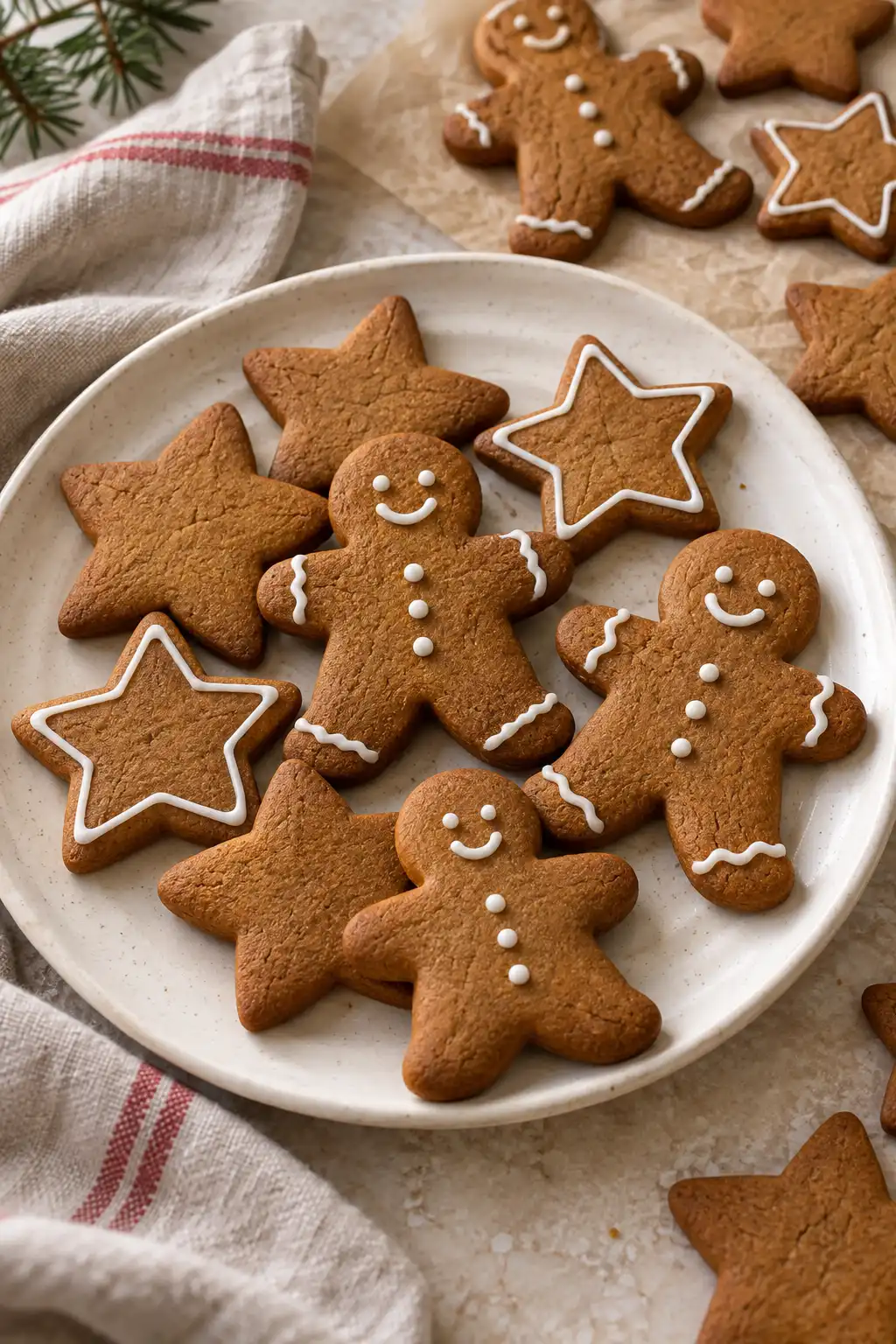 Classic gingerbread cookies