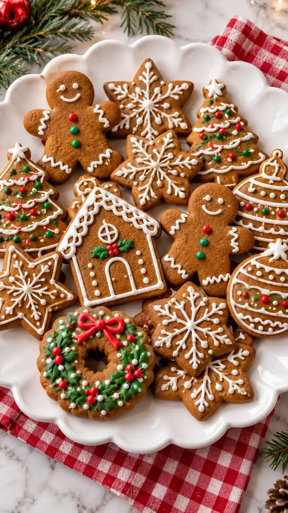Scoop-and-bake gingerbread rounds with no mandatory dough chilling, ideal for baking without rolling or cutters.
