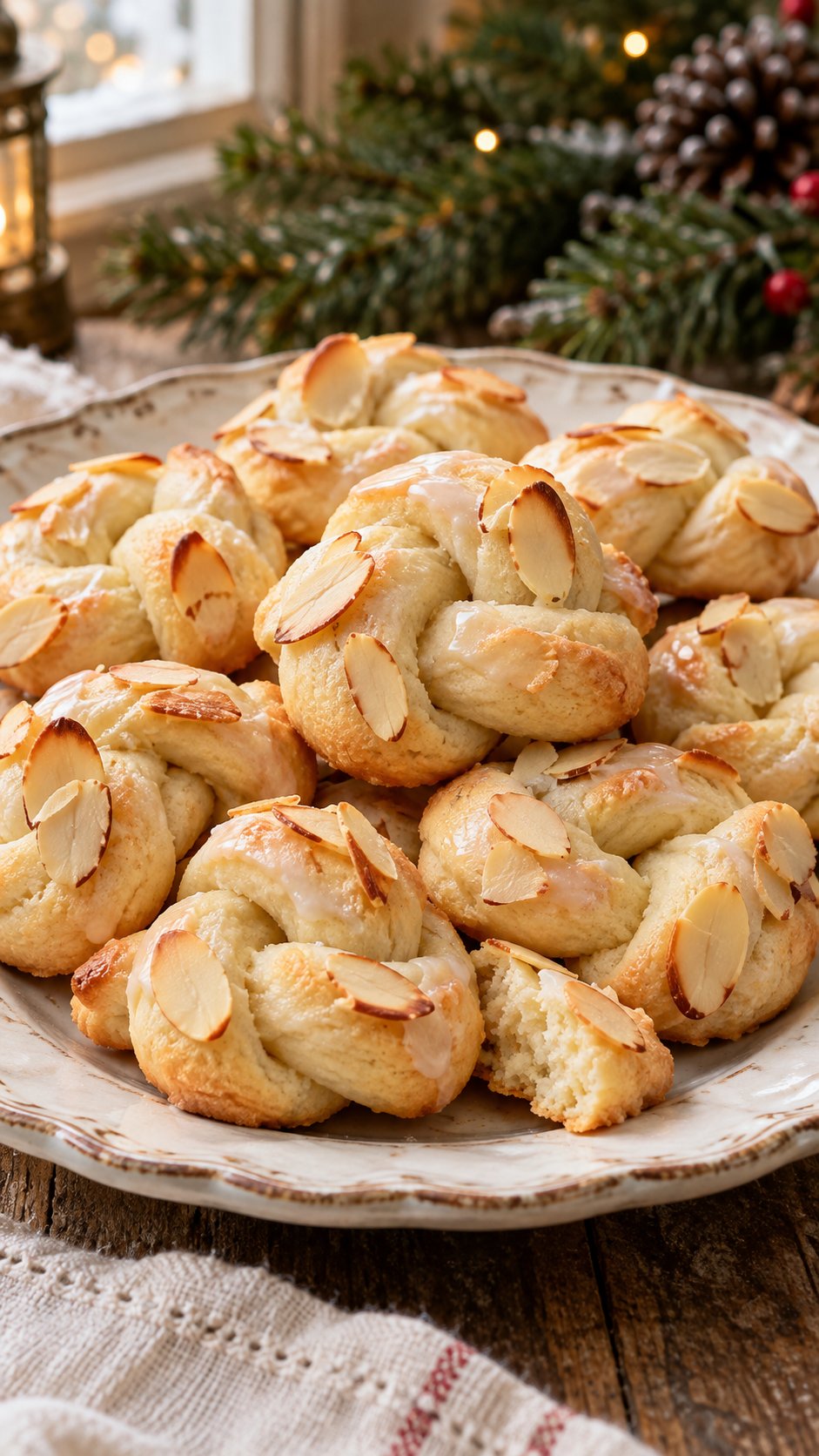 Almond Knot Cookies