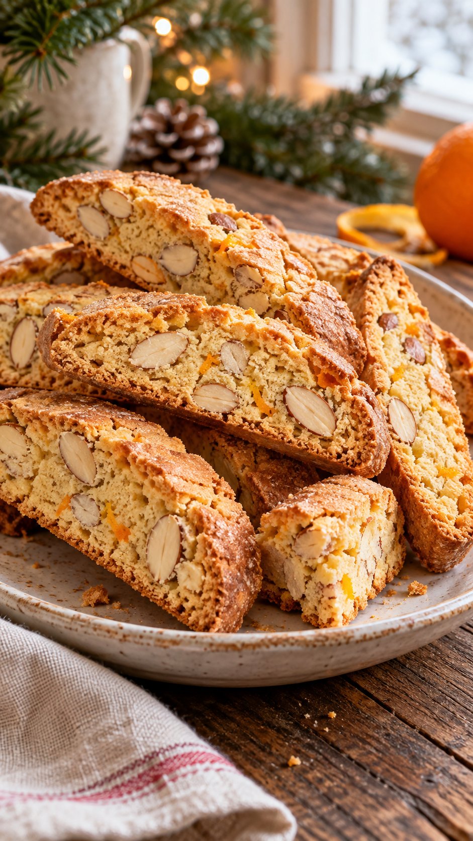 Almond Orange Biscotti
