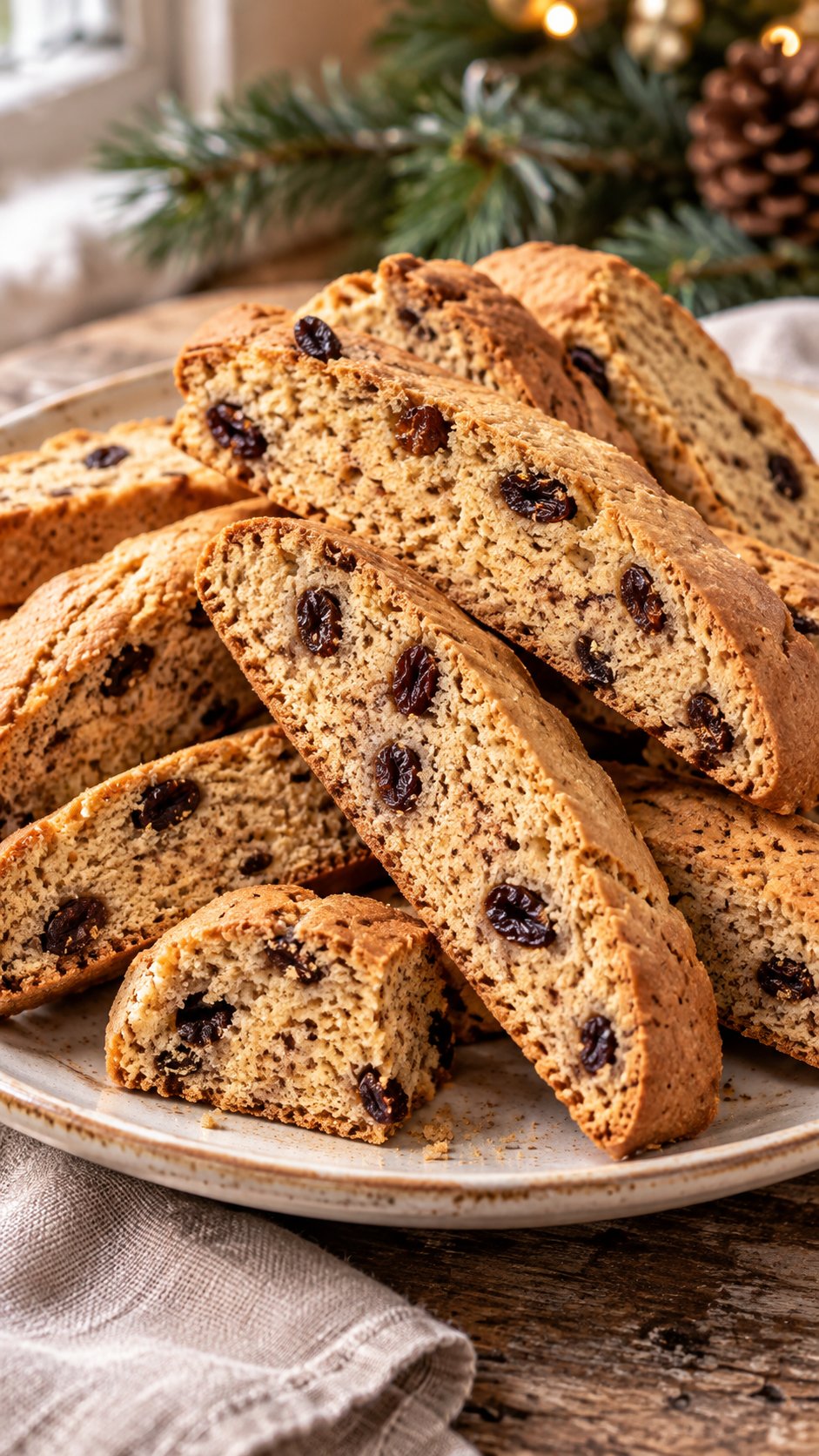 Cinnamon Raisin Biscotti