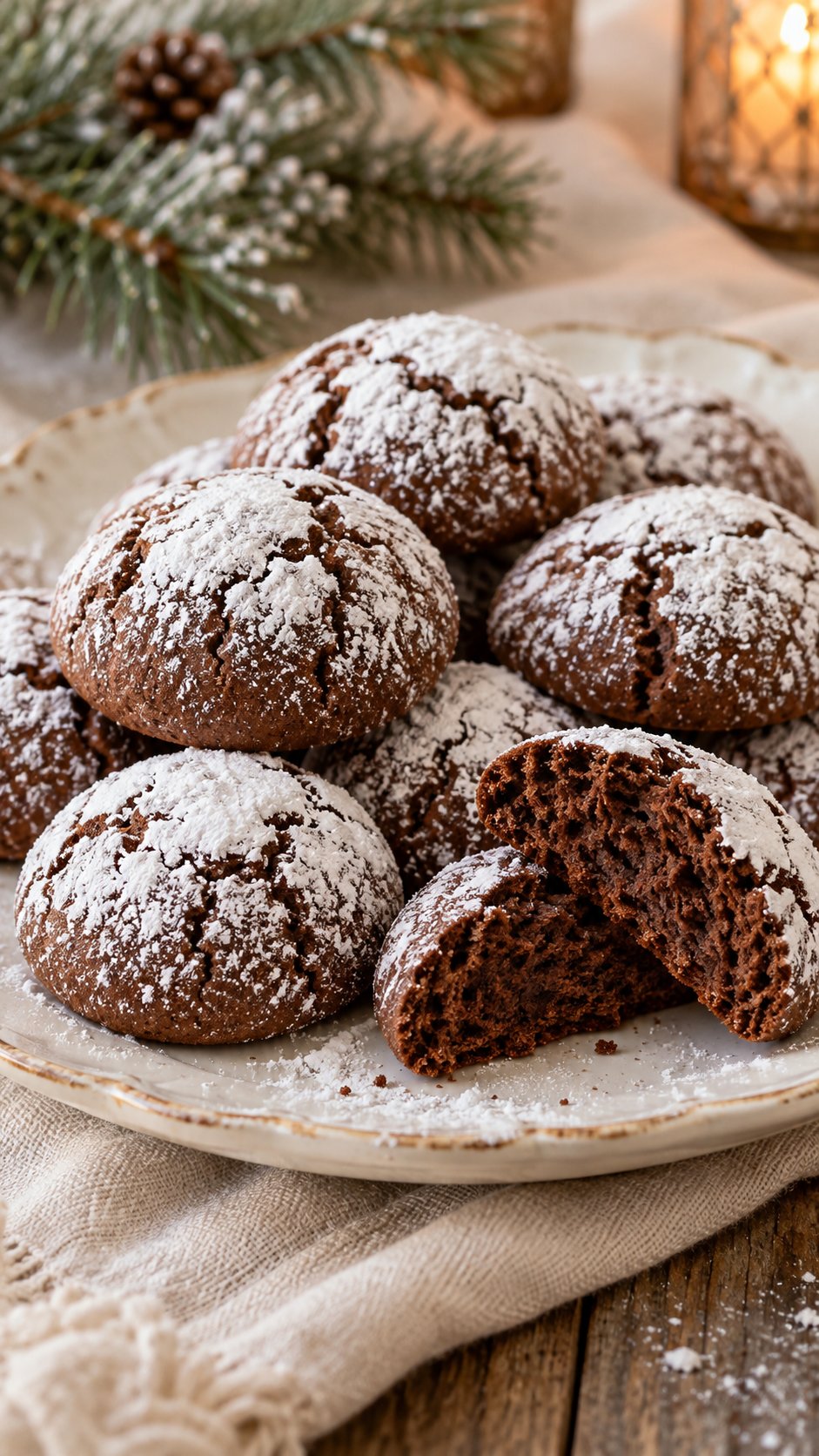 Cocoa Ricotta Cookies