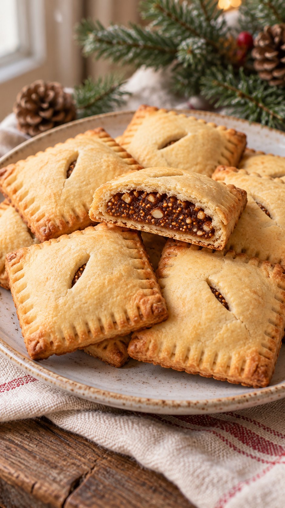 Fig Almond Filled Cookies