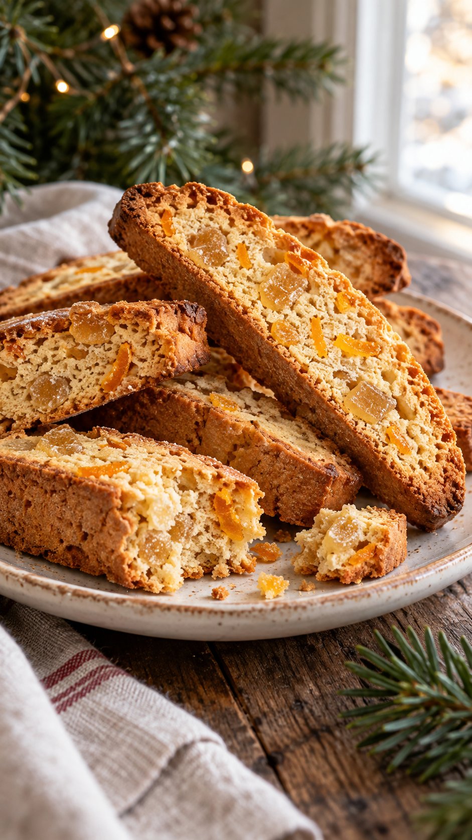 Ginger Orange Biscotti