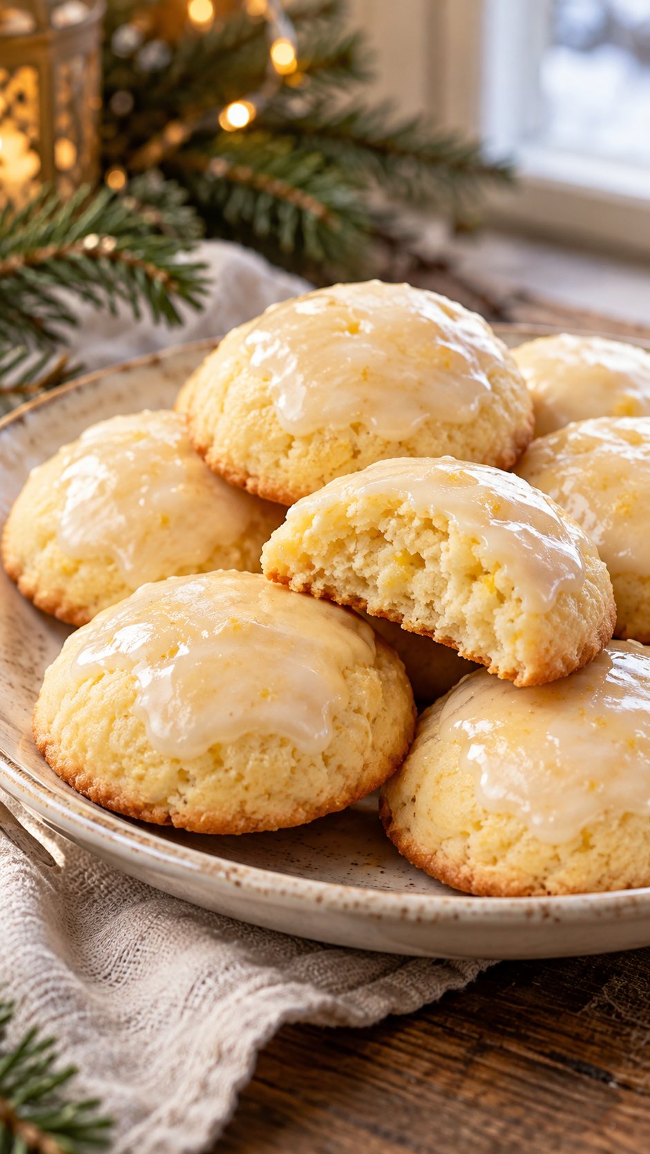 Honey Lemon Ricotta Cookies