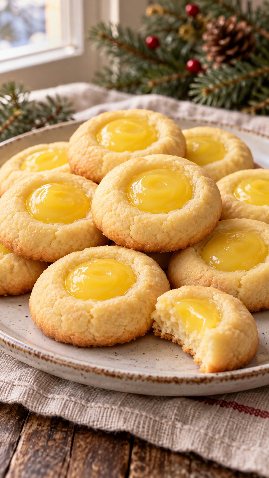 Lemon Curd Thumbprints