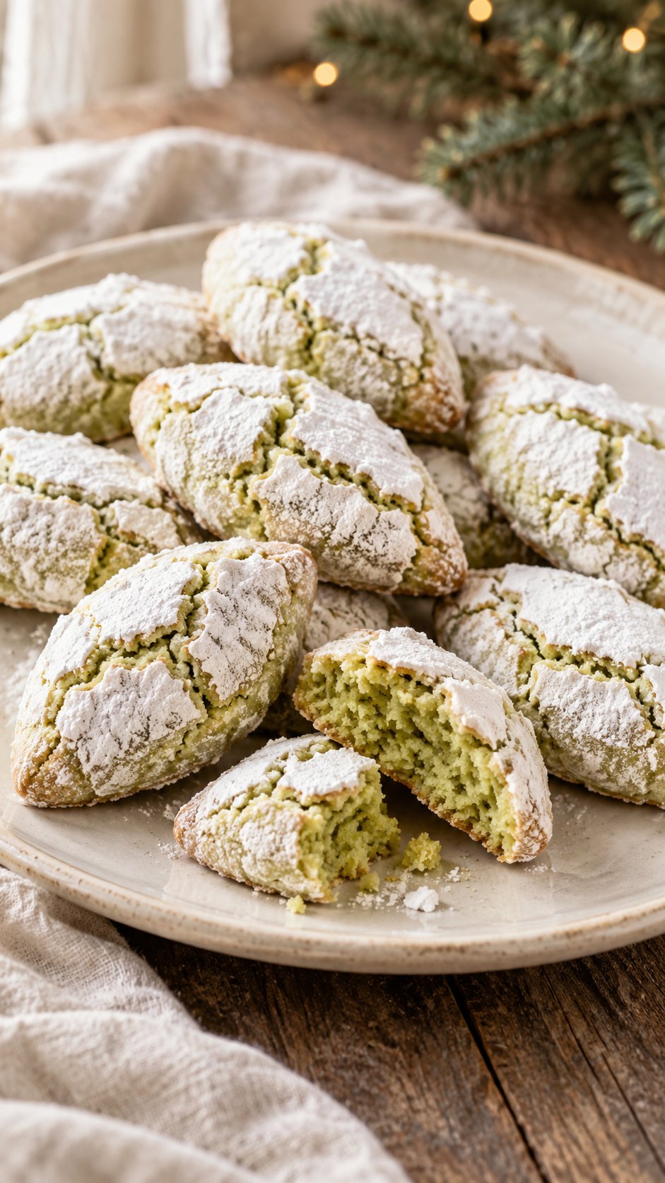 Pistachio Ricciarelli