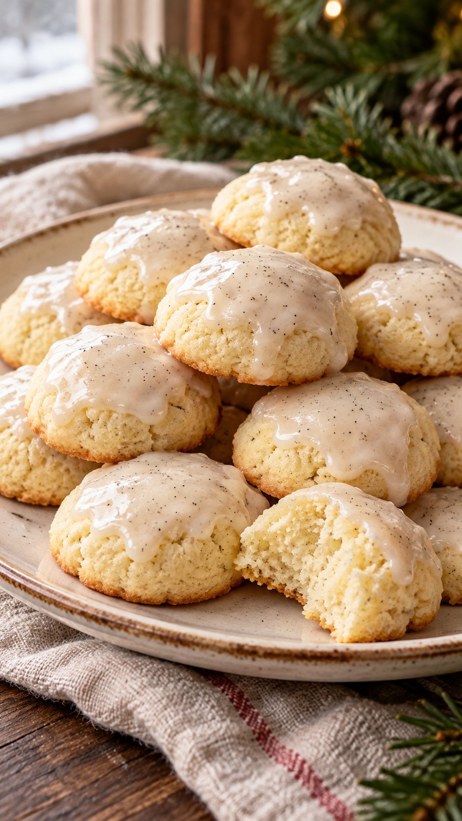 Vanilla Bean Ricotta Cookies
